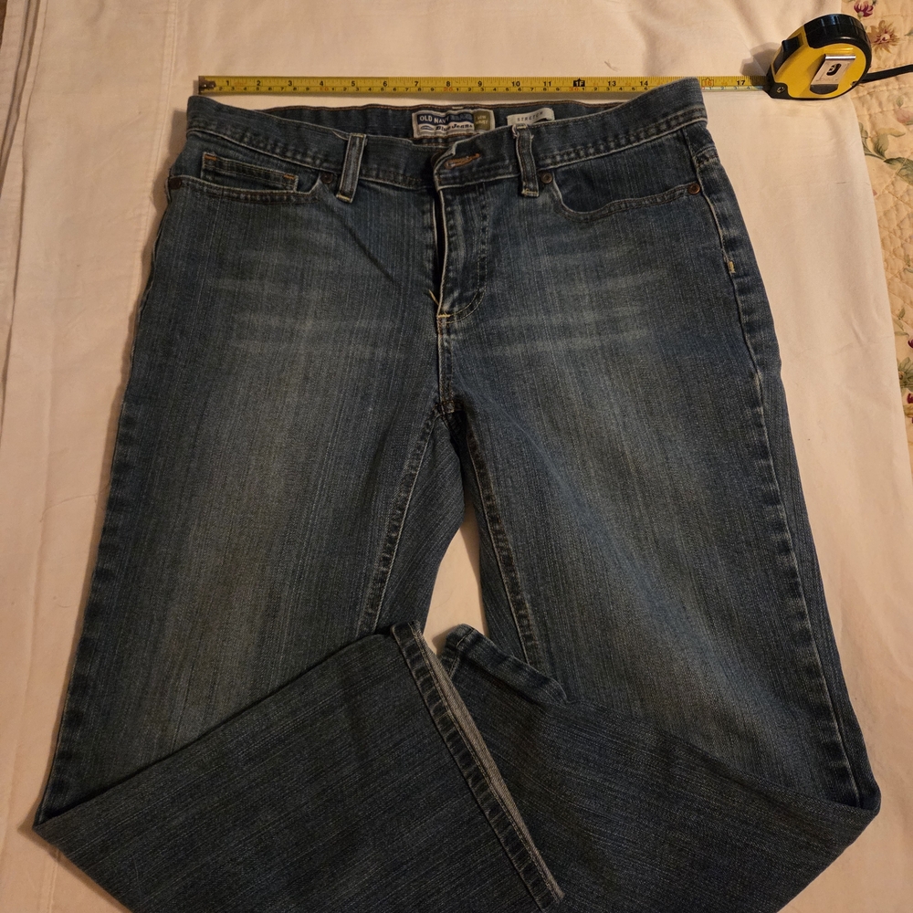 Old Navy Women's Classic Blue Straight Leg Jeans